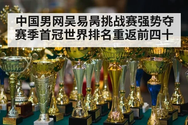 中国男网吴易昺挑战赛强势夺赛季首冠世界排名重返前四十